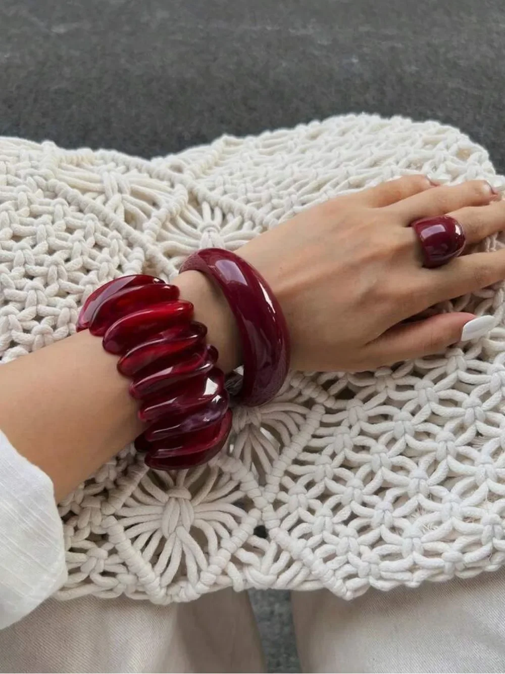 Anthropologie bold glossy